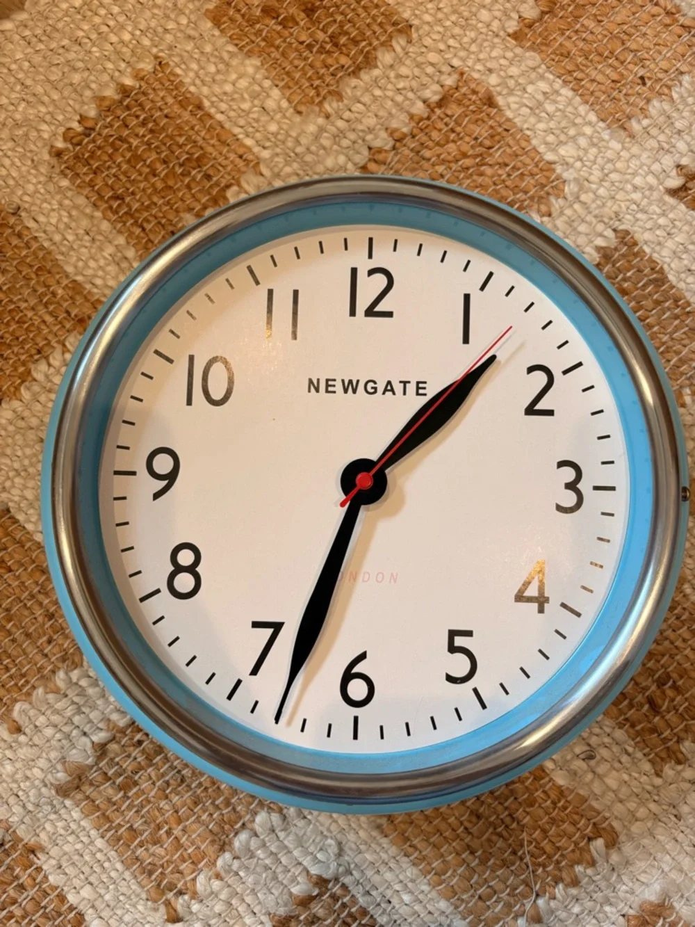 Vintage Blue Newgate Clock